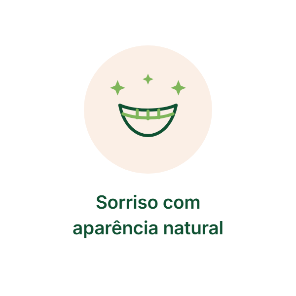 Benefício do protocolo dental: Sorriso com aparência natural